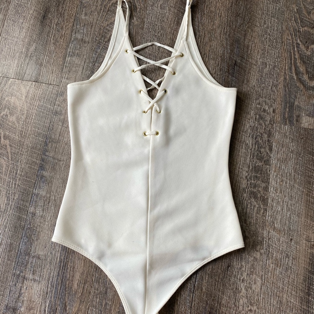 Express Deep V Bodysuit